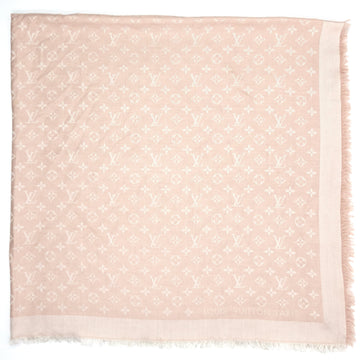 Louis Vuitto Monogram Denim Rose Shawl