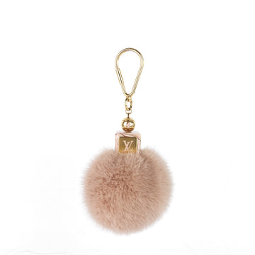Louis Vuitto Mink Fur Fluffy Bag Charm