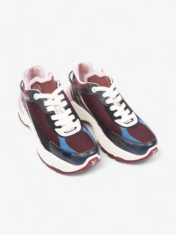 Louis Vuitton Run 55 Burgundy / Pink / Black Mesh EU 39 UK 6