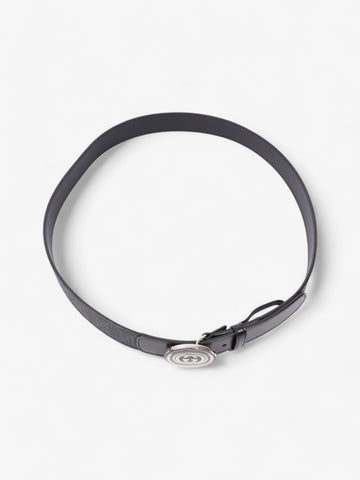 Gucci CS Interlocking Belt CS Supreme / Black / Gold Canvas 100cm / 40"