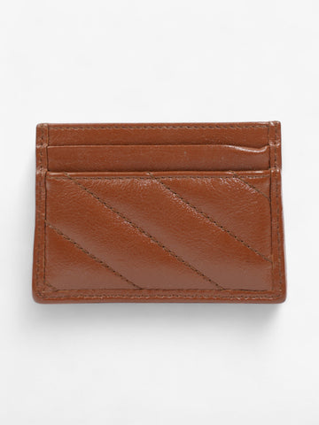 Gucci CS Marmont Card Case Brown Matelasse Leather