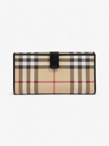 Burberry Long Wallet Nova Check / Black Nylon