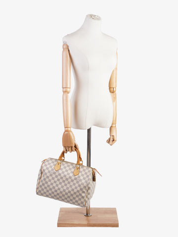 Louis Vuitton Speedy 30 Damier Azur Coated Canvas