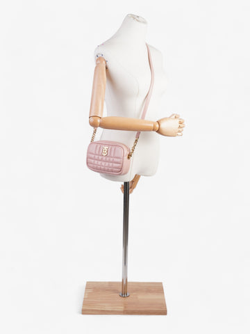Burberry Lola Camera Bag Pink Nappa Leather Small