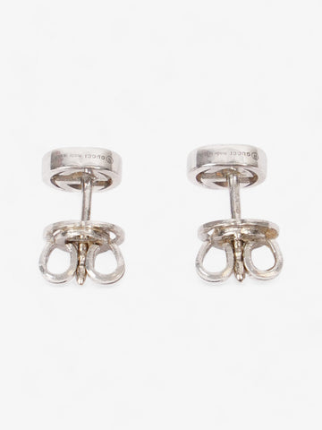Gucci Interlocking Earrings White Gold White Gold