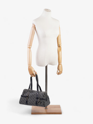 Christian Dior Small Duffle Dior Blue Oblique Canvas