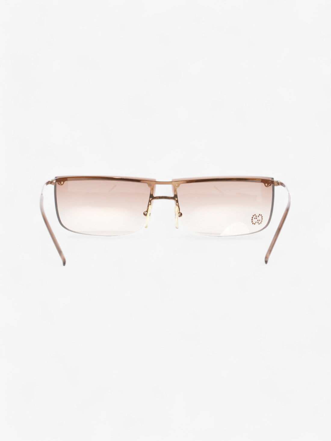 Gucci CS Diamante Sunglasses Brown Acetate
