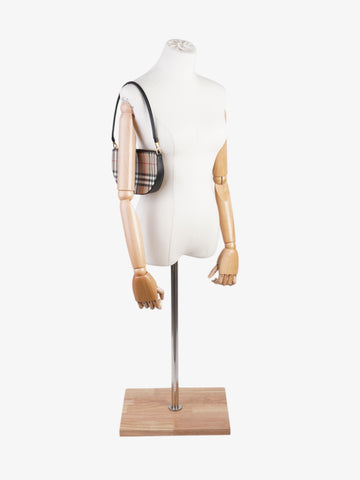 Burberry Olympia House Check / Black Canvas