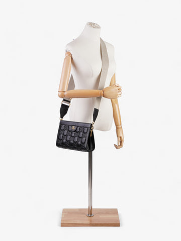 Gucci CS Small Shoulder Bag Black Matelasse Leather