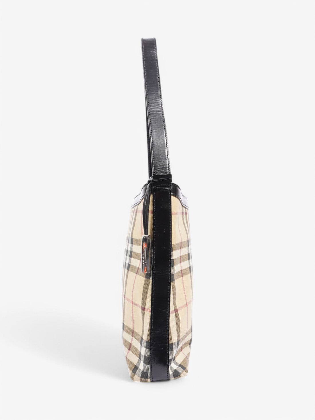 Burberry Shoulder Bag Check Coated Canvas
