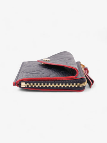 Louis Vuitton Recto Verso Card Holder Monogram Empreinte / Navy Blue / Red Empreinte Leather