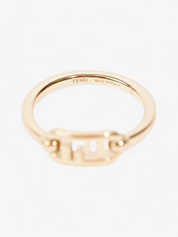 Fendi O'Lock ring Gold Brass Large (58mm)