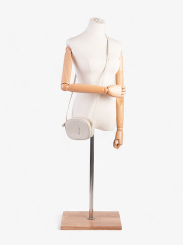 Saint Laurent Le 61 Camera Bag White Calfskin Leather