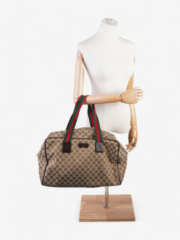Gucci CS Carryall Duffle Bag CS Supreme / Brown Canvas