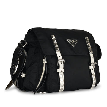 Studded Vela Messenger Bag