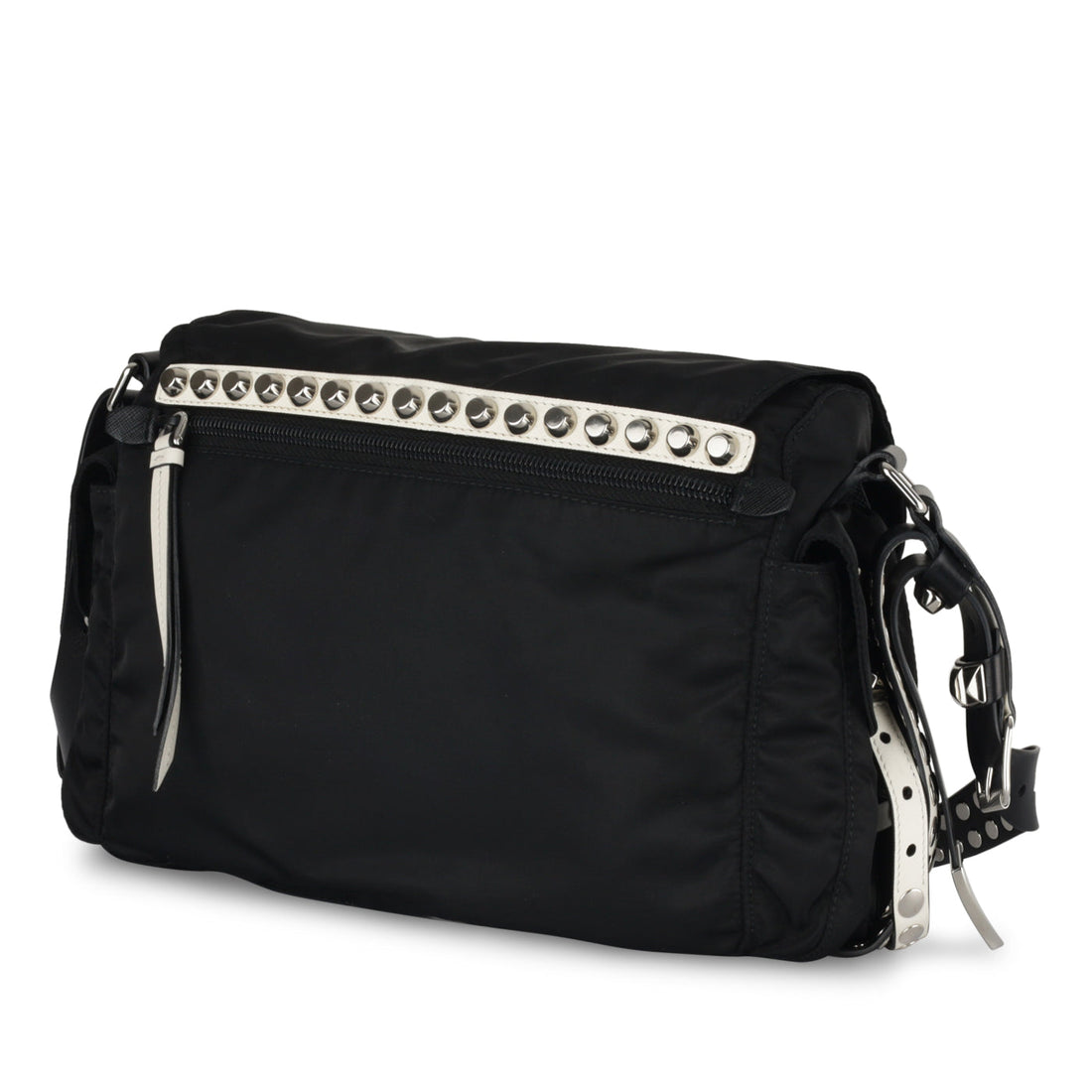 Studded Vela Messenger Bag