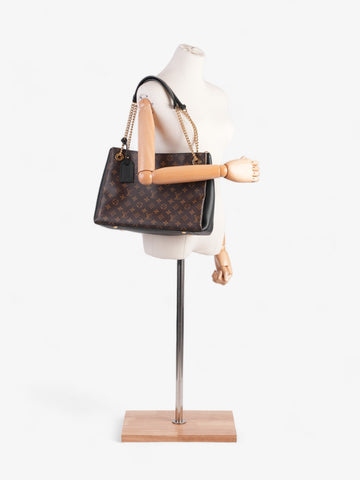 Louis Vuitton Serene Monogram / Black Coated Canvas MM