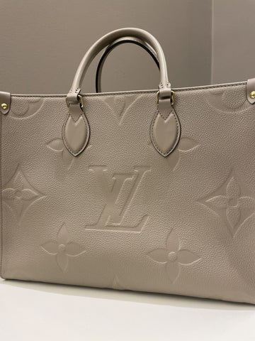 Louis Vuitton OnTheGo MM Tourterelle Empreinte