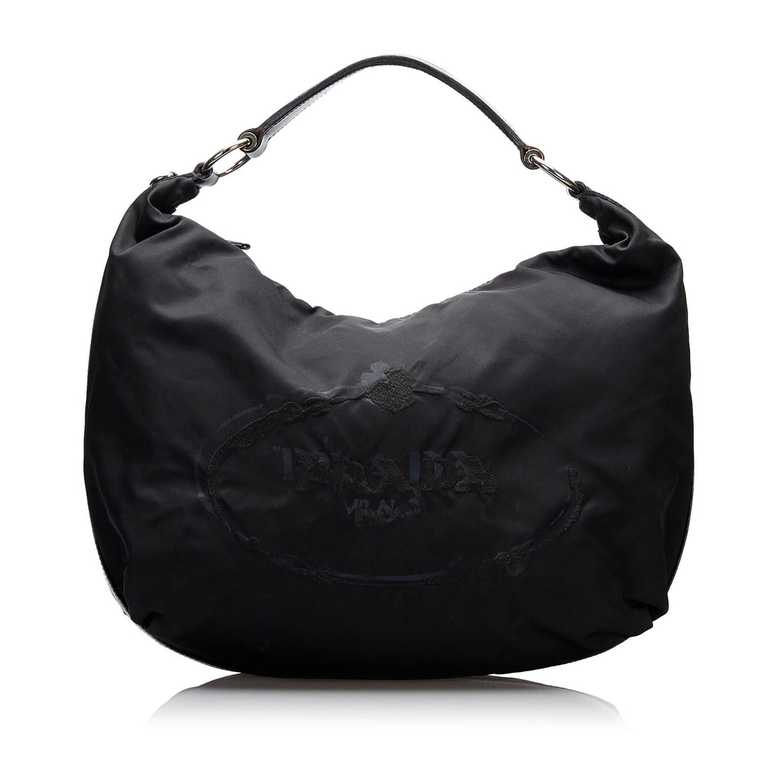 Prada Canapa Logo Tessuto Hobo Bag (SHG-ug0UzC)