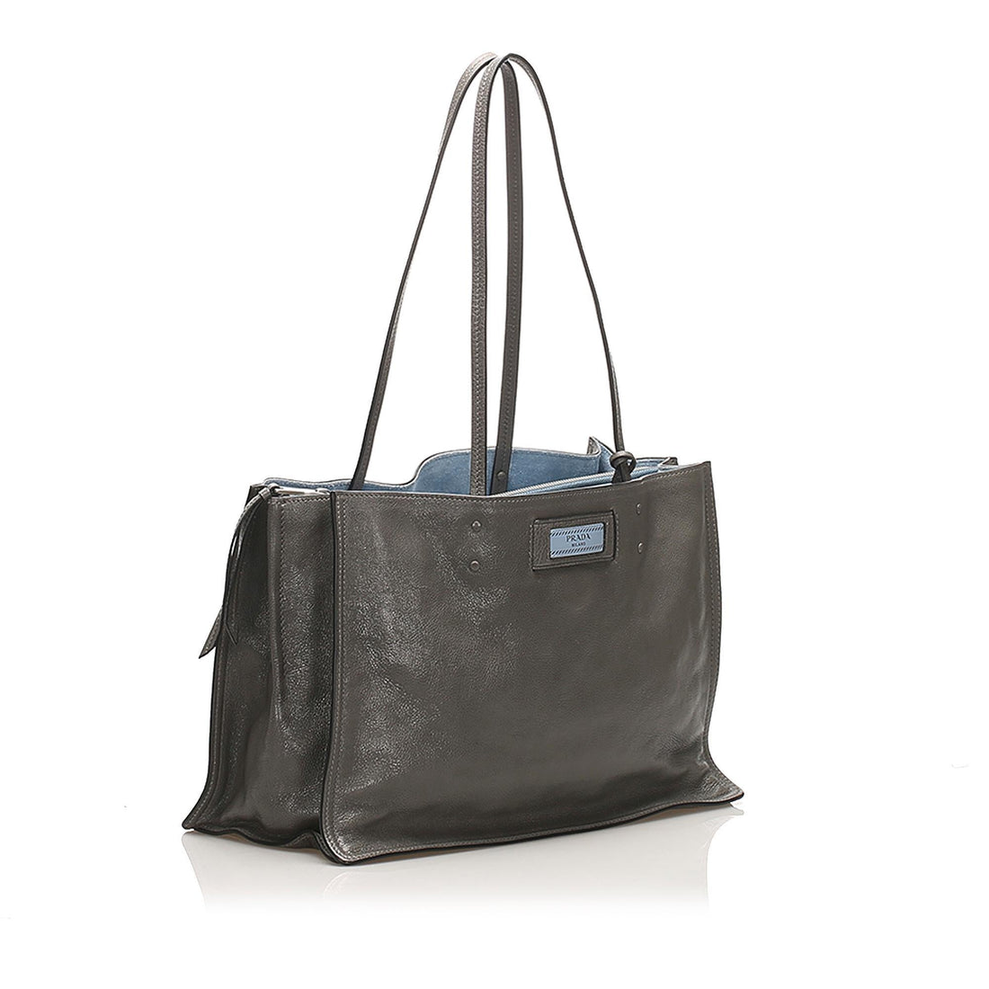 Prada Etiquette Leather Tote Bag (SHG-13892)