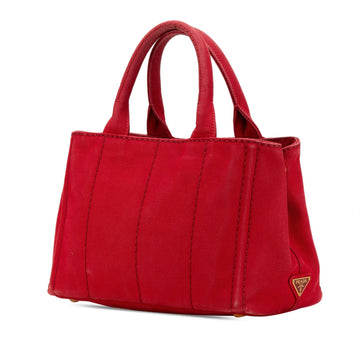 Prada Small Canapa Logo Satchel