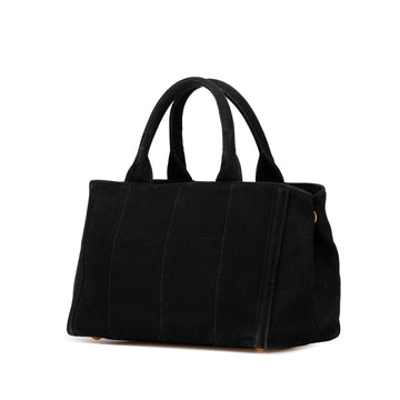 Prada Small Canvas Canapa Bijoux Satchel
