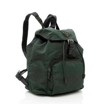 Prada Vintage Tessuto Drawstring Backpack