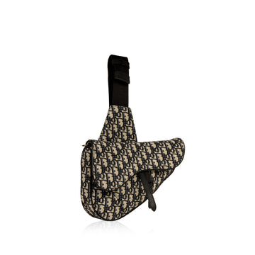 Mens Saddle Bag - Oblique Canvas