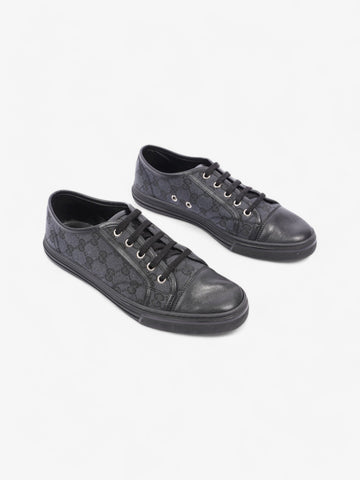 Gucci CS Low-top Sneakers Black Canvas EU 38.5 UK 5.5