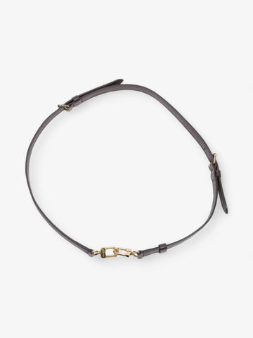 Louis Vuitton Bandoulière Bag Strap Brown / Gold Leather