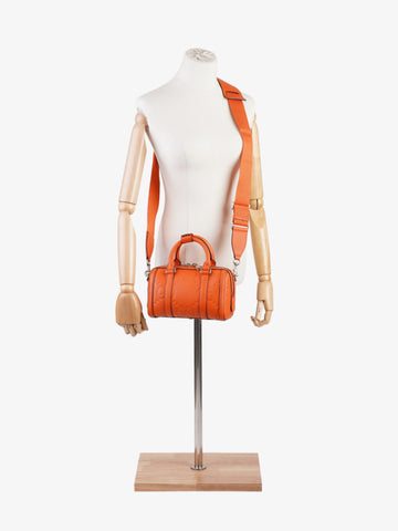 Gucci Jumbo CS Duffle Orange Leather Mini