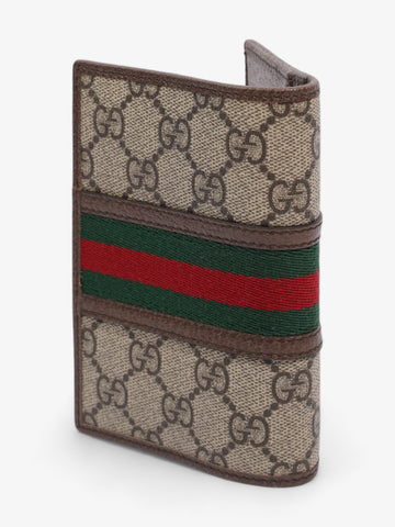 Gucci CS Ophidia Passport Cover CS Supreme / Green / Red Canvas