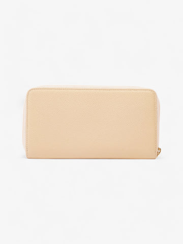 Chanel Timeless Long Wallet Beige / Gold Caviar Leather
