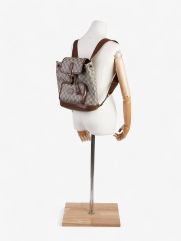 Gucci CS Backpack CS Supreme / Brown Canvas Small