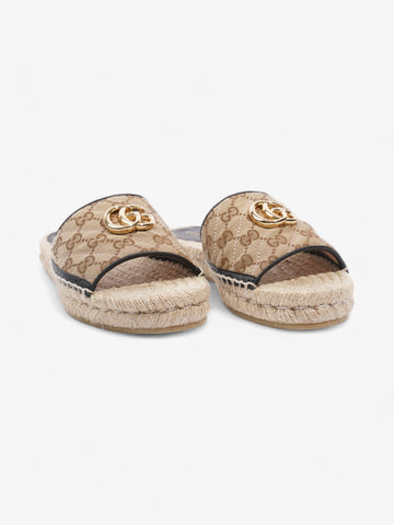 Gucci CS Espadrille Slides CS Supreme Canvas EU 38.5 UK 5.5