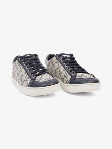 Gucci Brooklyn CS Supreme Beige / Navy Coated Canvas EU 37 UK 4