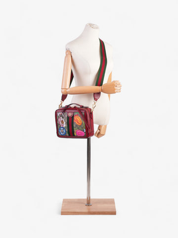 Gucci Ophidia CS Flora / Red Canvas Small