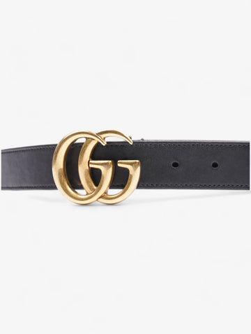 Gucci CS Marmont Wide Belt Black Leather 90cm / 36"