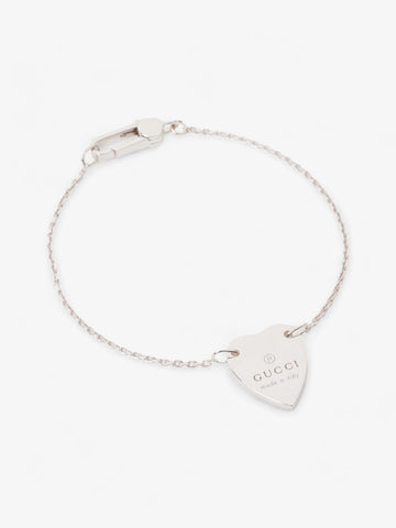 Gucci Heart Bracelet Silver Silver Sterling 17