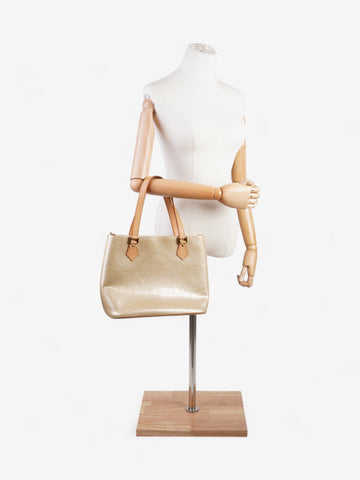 Louis Vuitton Houston Beige Vernis Leather