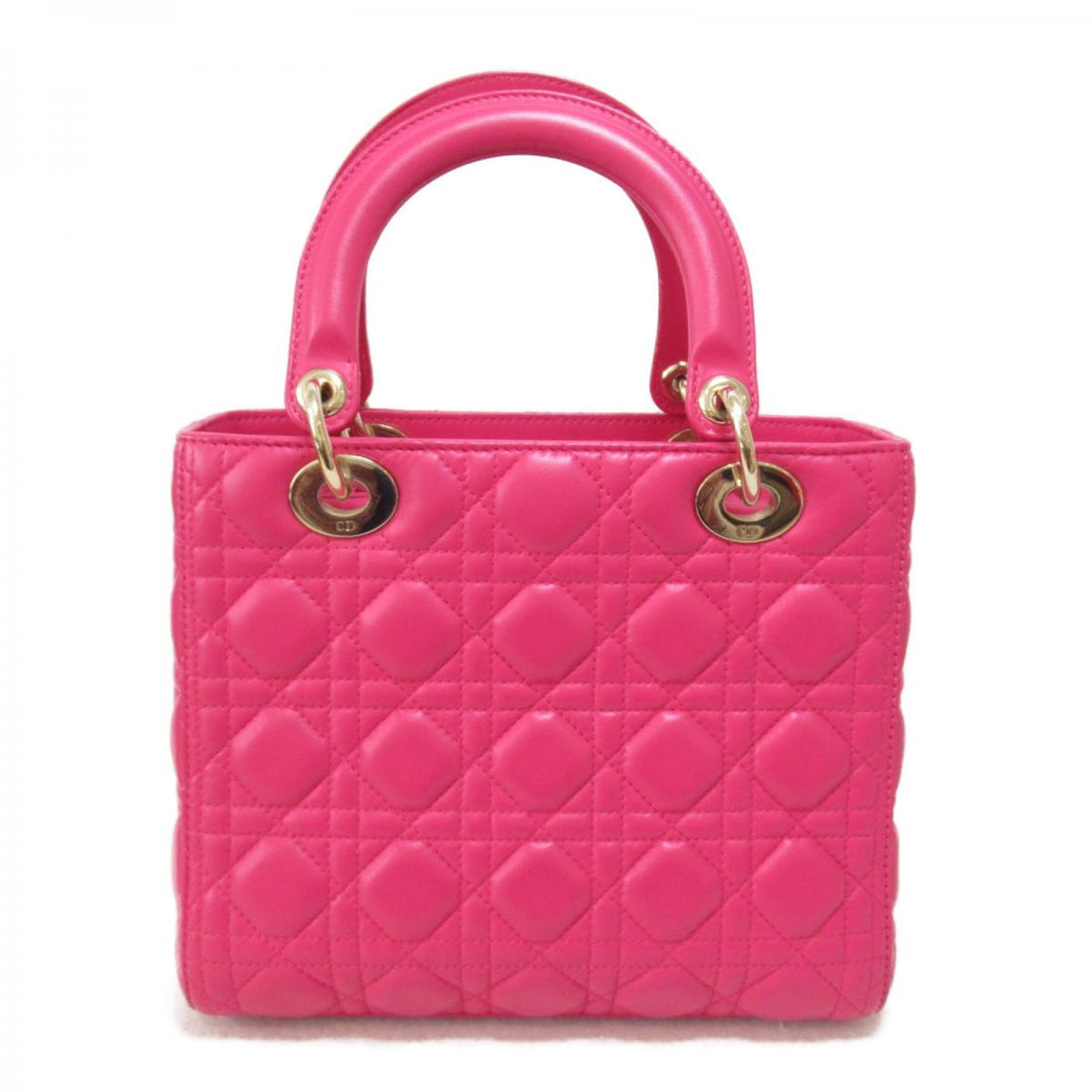 Medium Cannage Leather Lady Dior