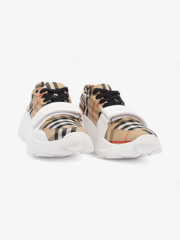 Burberry Regis sneakers Check / White Canvas EU 36 UK 3