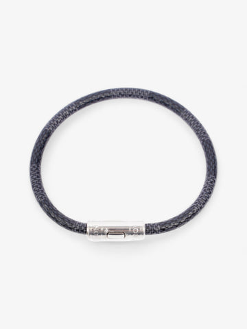Louis Vuitton Keep It Bracelet Damier Graphite / Silver Canvas