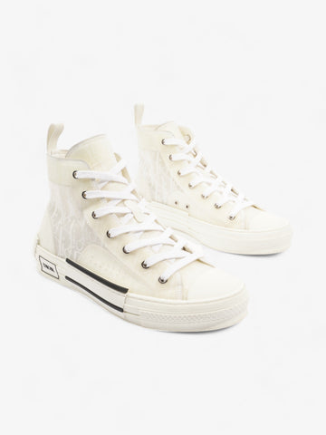 Christian Dior B23 High Top White Canvas EU 41 UK 7
