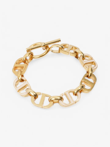 Christian Dior CD Bracelet Gold Base Metal