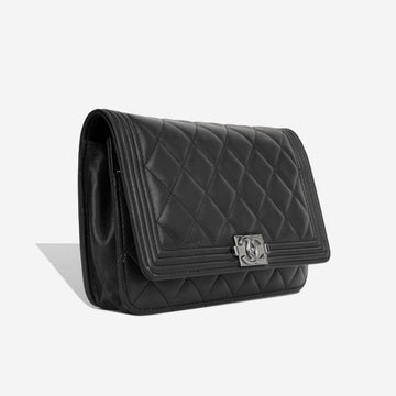 Boy WOC - Black Lambskin