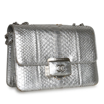 Chanel Python Flap Bag - Metallic