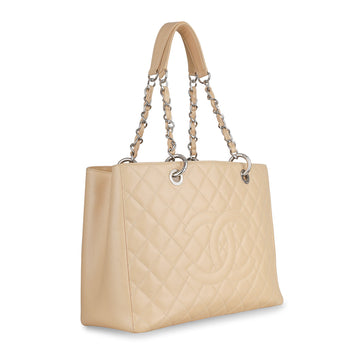 Chanel GST - Beige Caviar