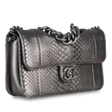 Chanel Python Flap Bag - Metallic