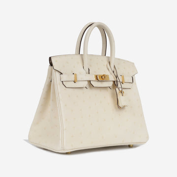 Birkin 25 - Nata Ostrich